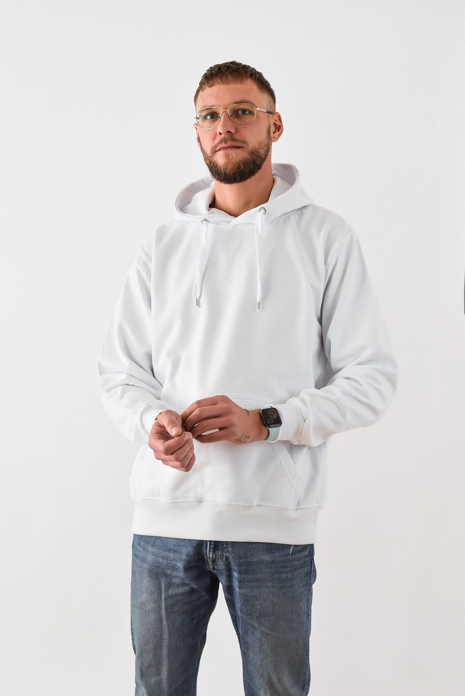 Hoodie Heavy, White