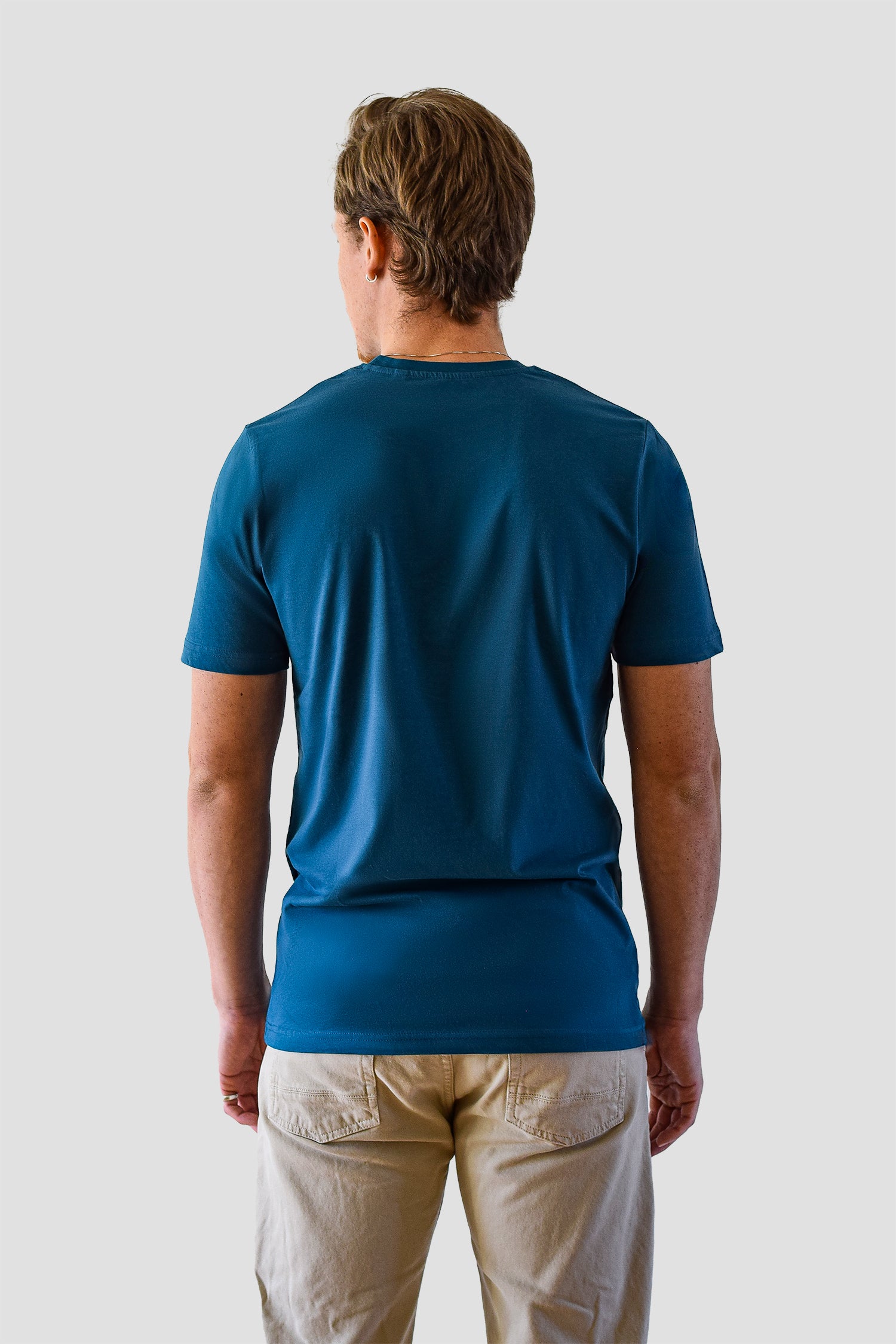 Organic Basic T-shirt, Dark blue