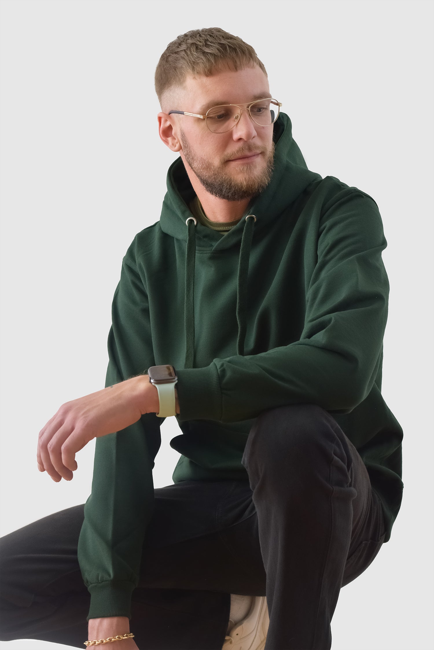 Hoodie Heavy, Dark Green