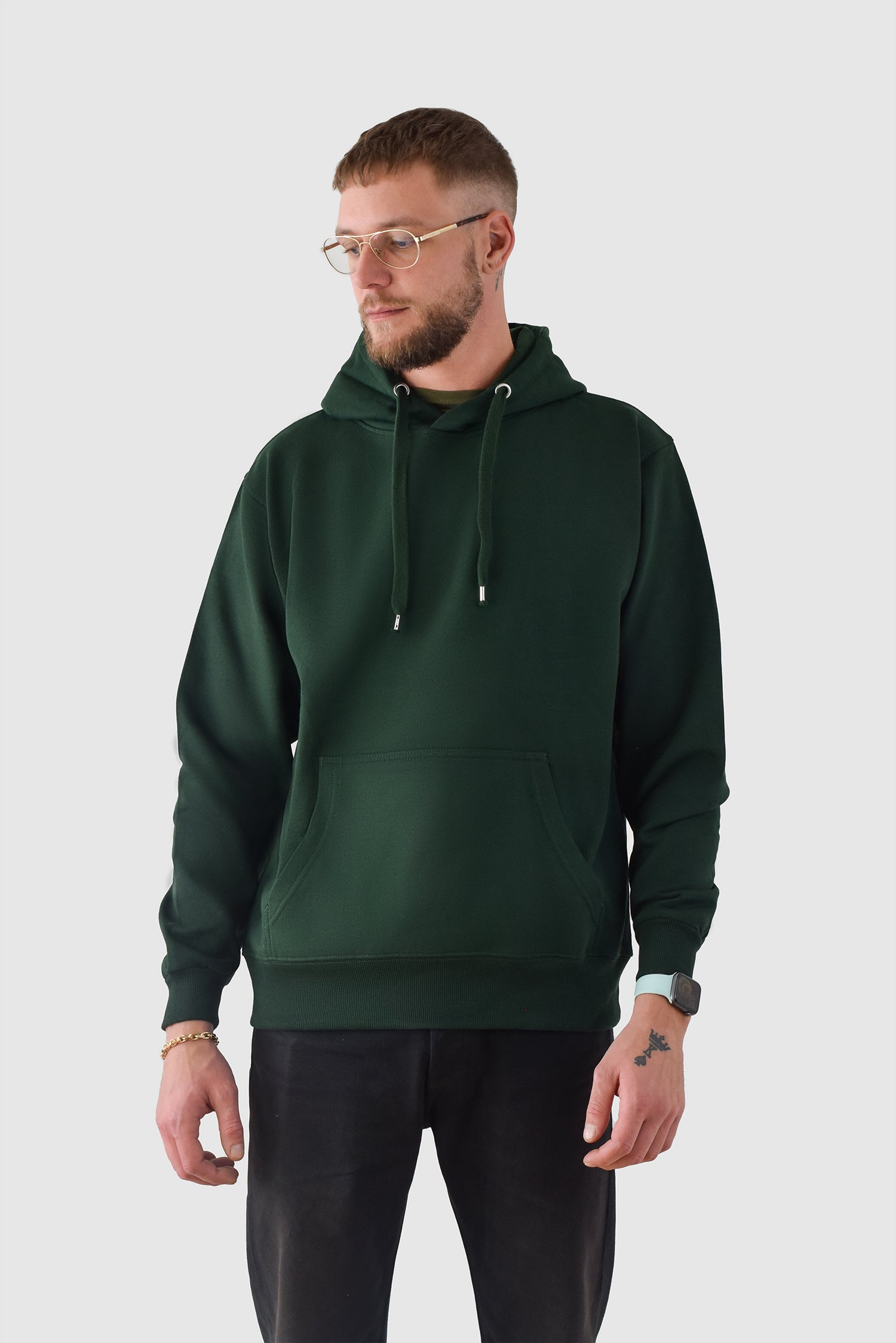 Hoodie Heavy, Dark Green