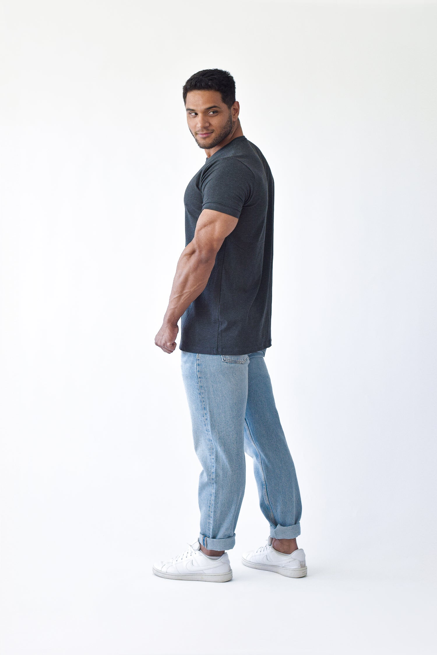Muscle T-shirt, Dark Grey