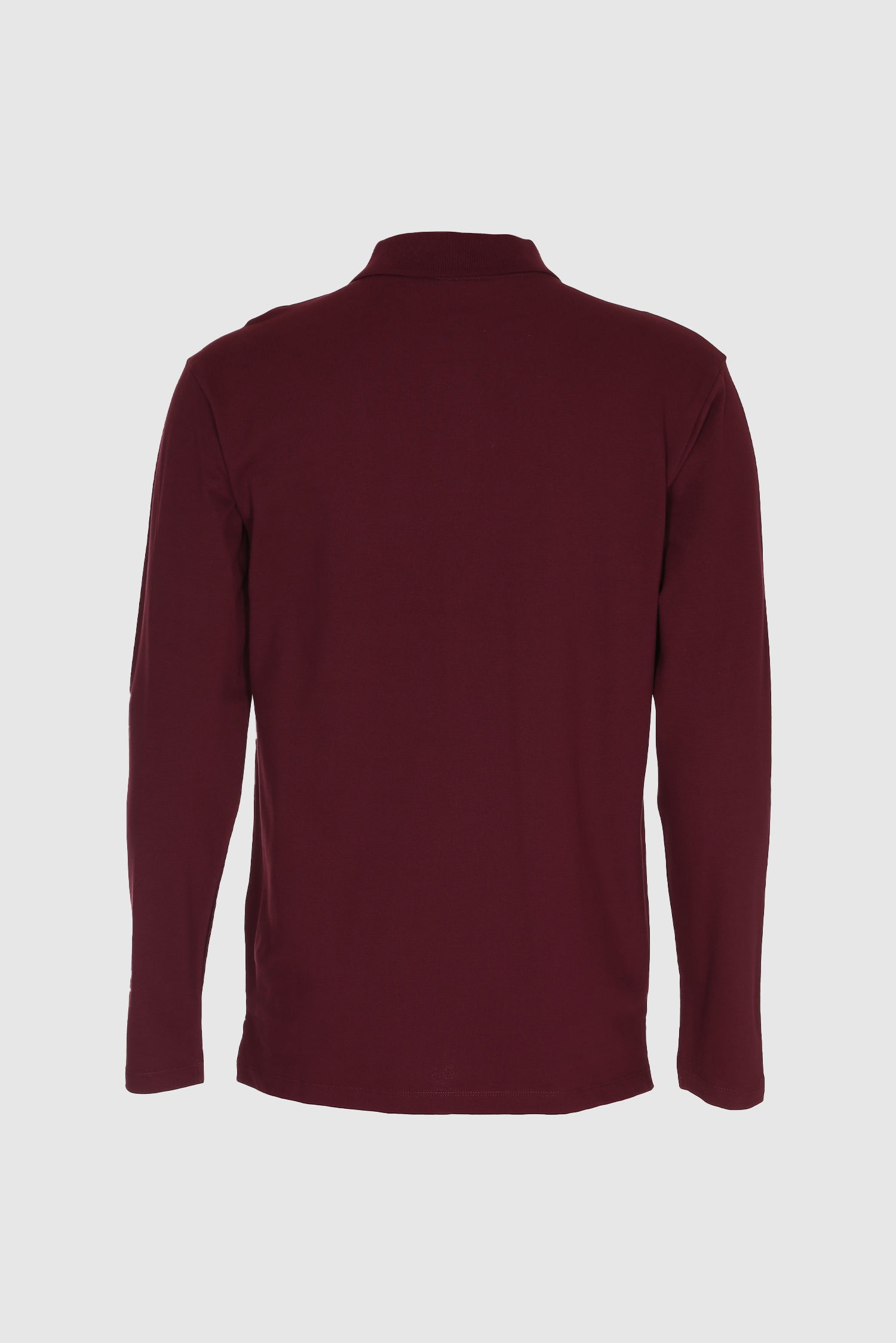 Performance Polo Long Sleeve, Bordeaux