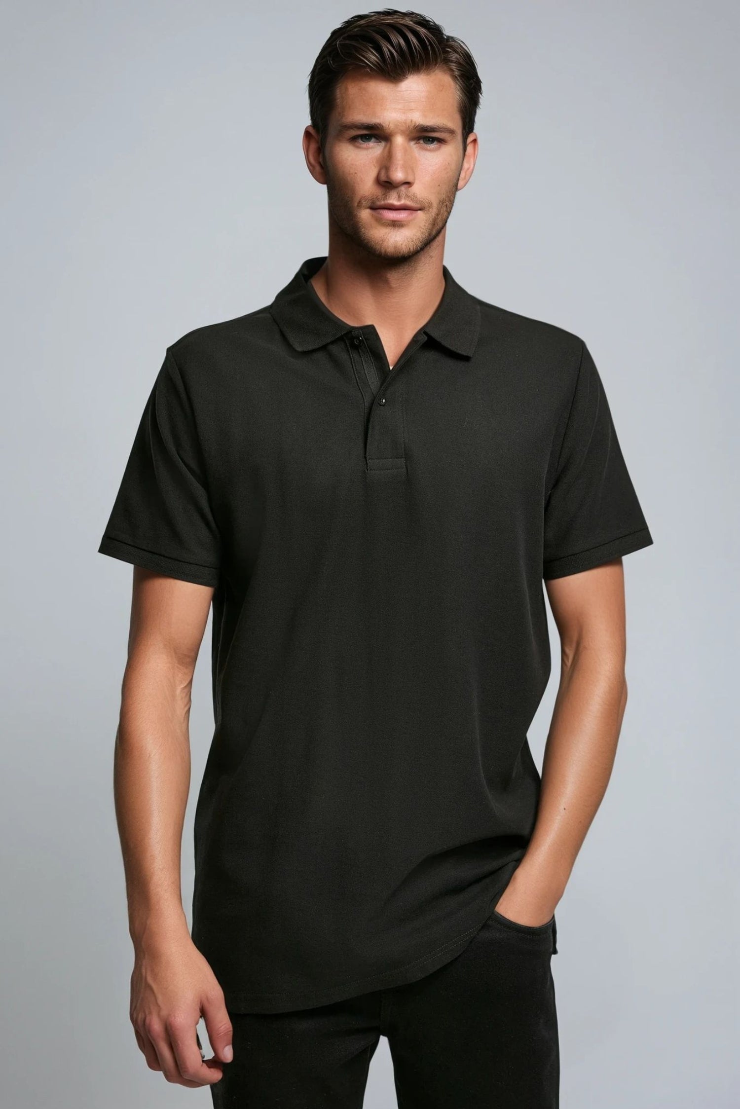 Supima Polo, Black