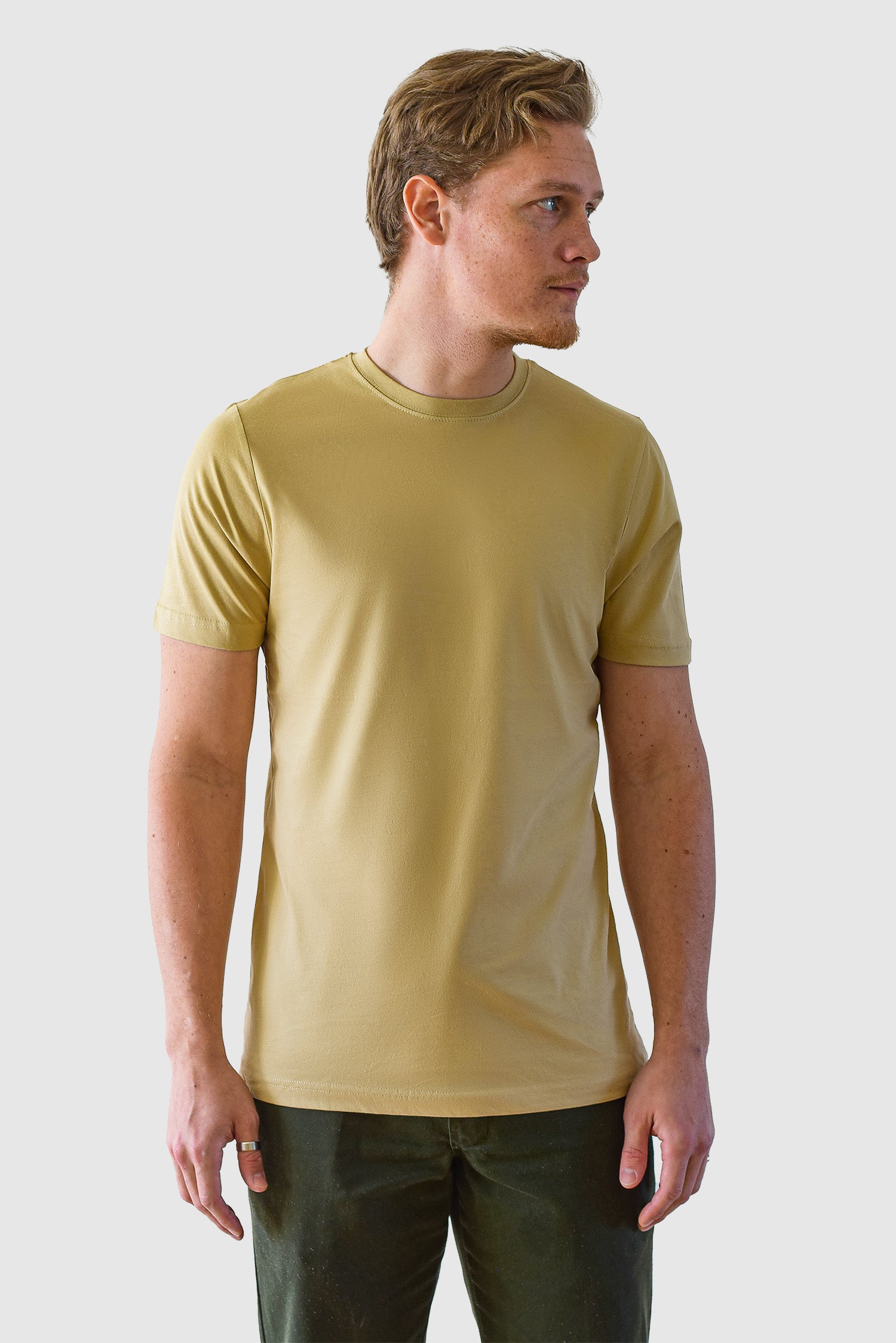 Ekologisk Basic T-shirt, Sand