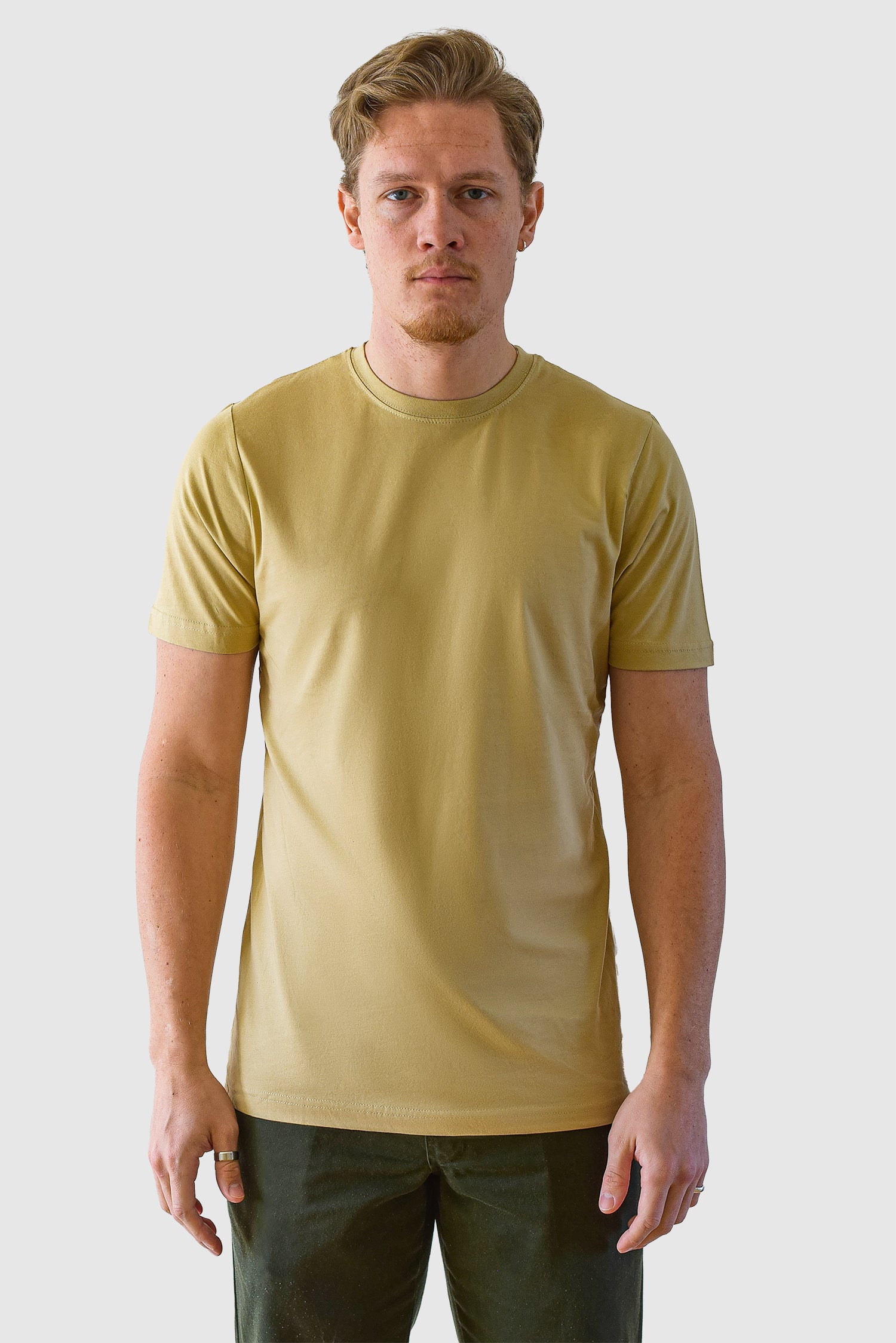 Organic Basic T-shirt, Sand