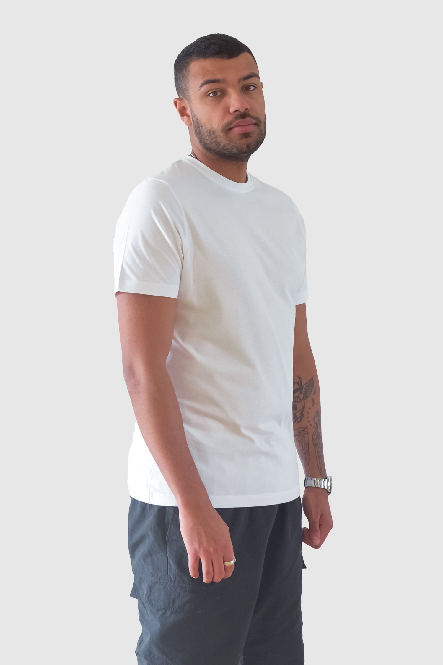 Organic Basic T-shirt, Hvid