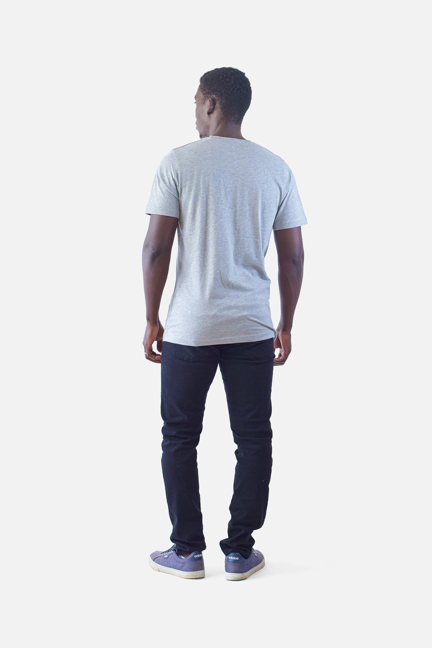 Organic Basic T-shirt, Lysegrå