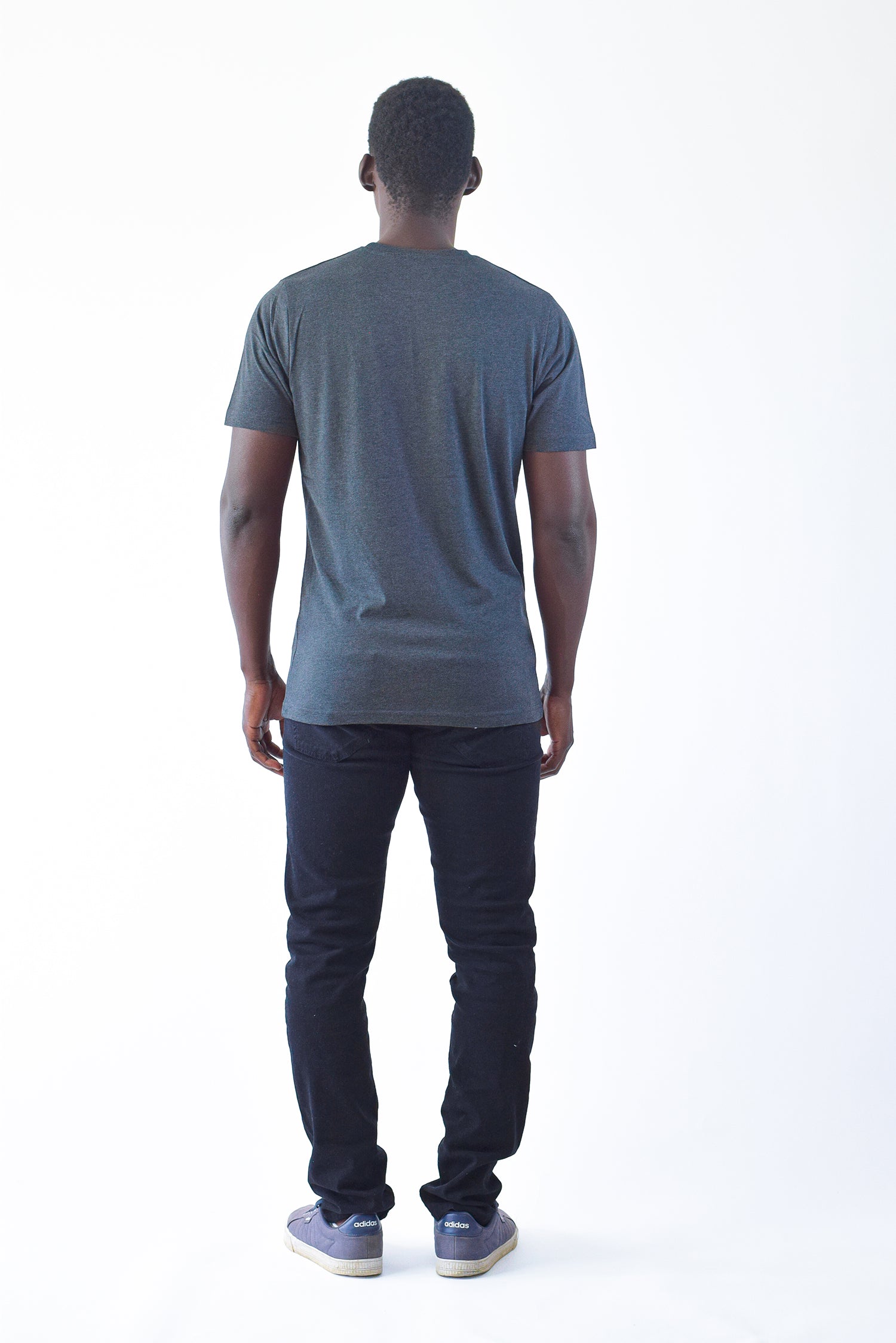 Organic Basic T-shirt, Dark grey