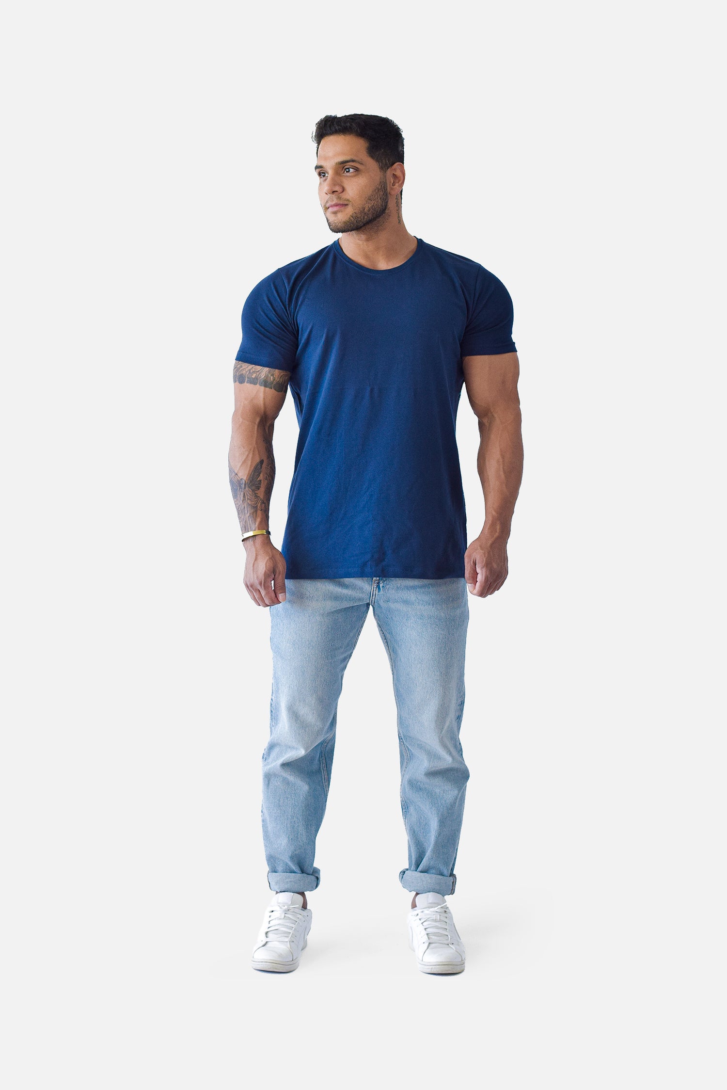 Muscle T-shirt, Navy Blue