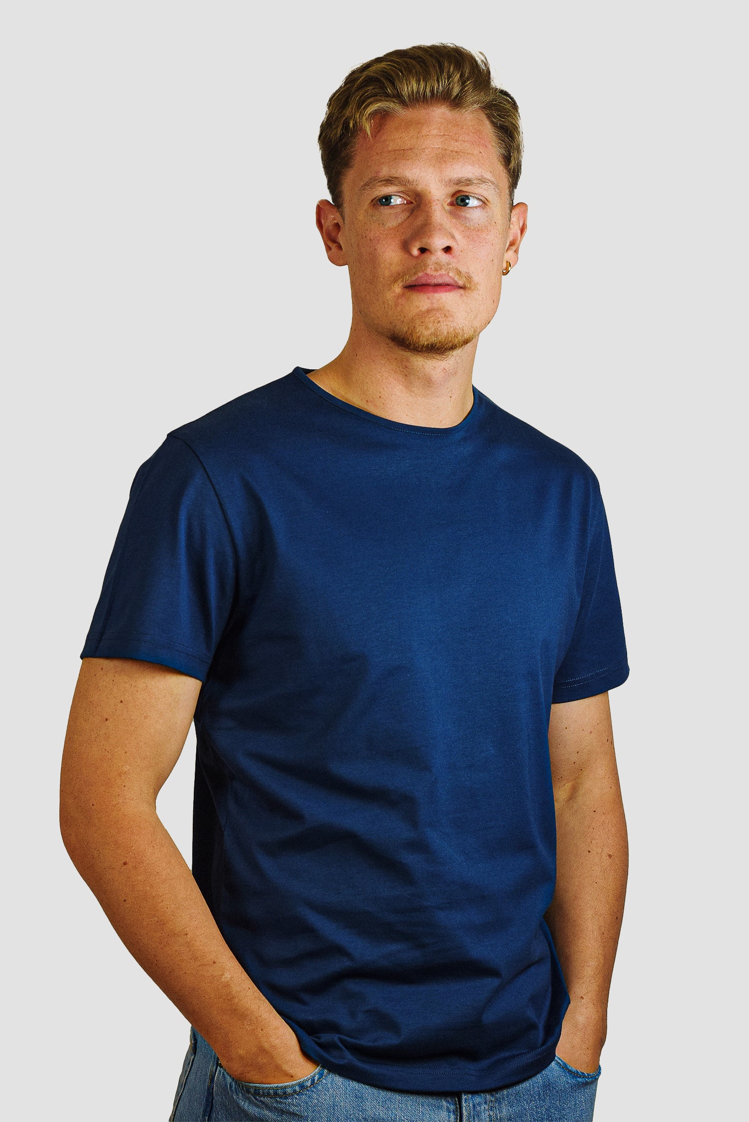 Pima T-shirt Dark Blue